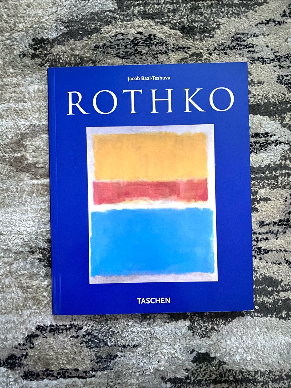 Rothko Art Book – Bold Blue Cover with Color Blocks